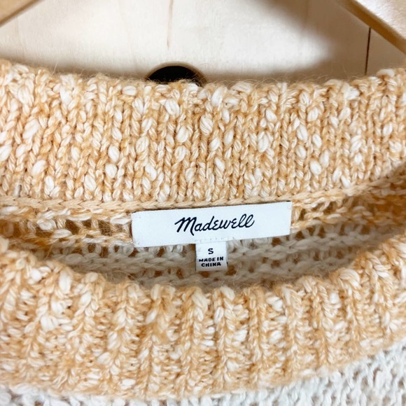 Madewell Women’s Baez Pullover Crewneck Sweater in Stripe Size Small - Picture 4 of 5